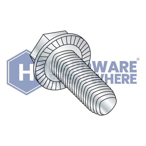 5/16-18 X 5/8 Thread Forming Screws / Unslotted / Hex Washer Head / Steel / Zinc / Taptite Alternate