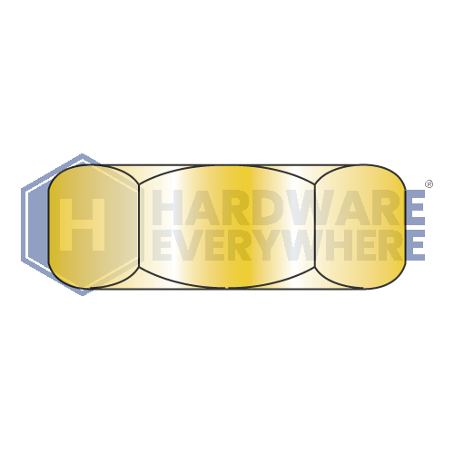 5/8-18 HEX JAM NUTS / Steel / Yellow Zinc