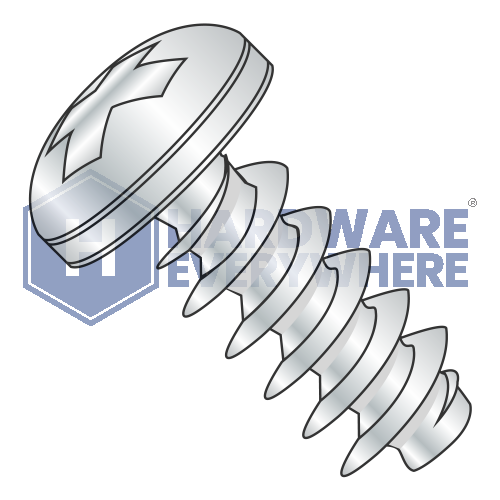 M5 x 30 METRIC THREAD FORMING SCREWS / Phillips / Pan Head / Steel / Zinc