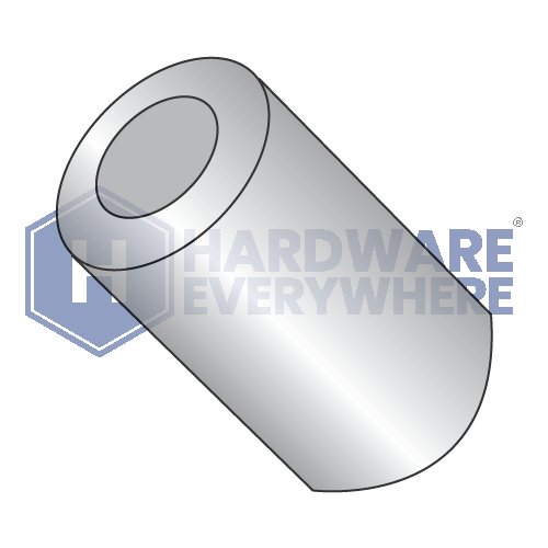 12 x 1/8 ROUND SPACERS / Aluminum / Plain