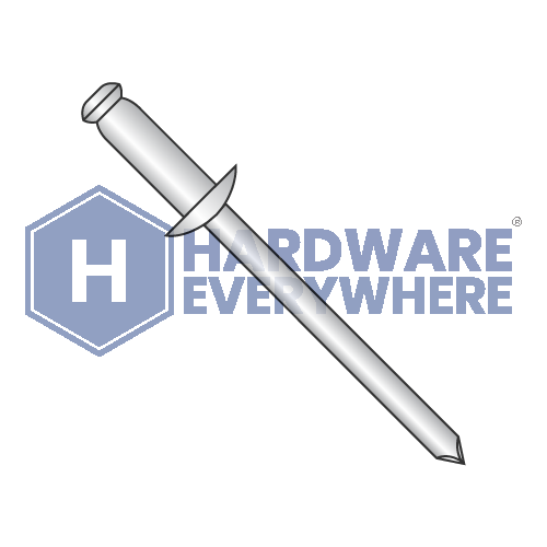 1/8X.37-.50  Aluminum Rivet With Aluminum Mandrel