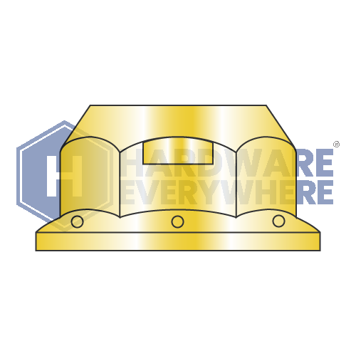 5/8-11 TOP LOCK / Grade G / Yellow Zinc