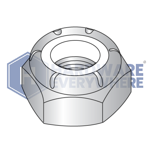 8-32 JAM NYLON INSERT LOCK NUTS / 18-8 Stainless / Plain