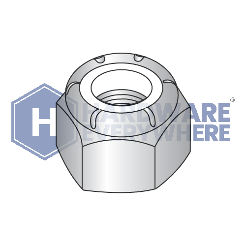 1/4-20 NYLON INSERT LOCK NUTS / 316 Stainless / Plain