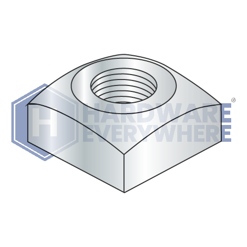 1-8 SQUARE NUTS / Steel / Zinc