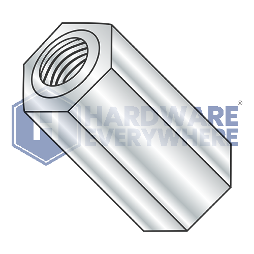 2-56 x 3/8 STANDOFF HEX FEMALE / Aluminum / Plain