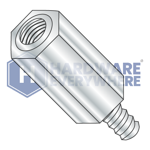 6-32 x 1/2 STANDOFF HEX MALE/FEMALE / Brass / Nickel