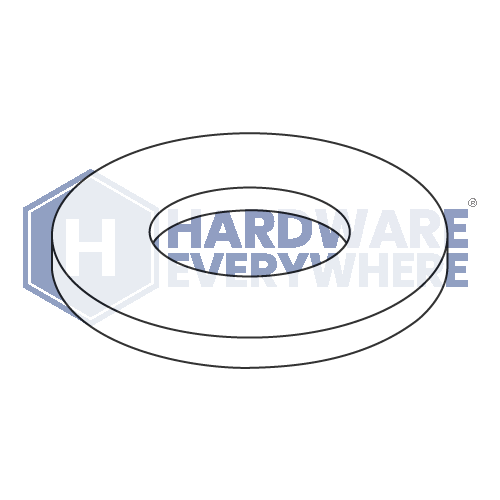 3/8 FLAT WASHERS / Nylon / Natural White