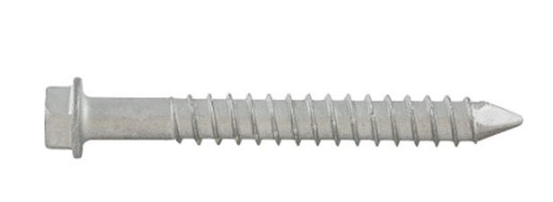 #14 x 1-1/4 Elco Crete-Flex / Hex Washer Head / 410 Stainless / Stalgard