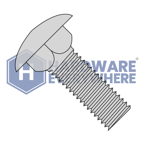 1/420 x 6 CARRIAGE BOLTS / Steel / Hot Dipped Galvanized Hardware