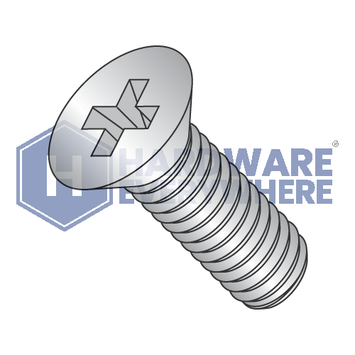 0-80 x 5/16 MACHINE SCREWS / Phillips / Flat Head / 18-8 Stainless / Plain