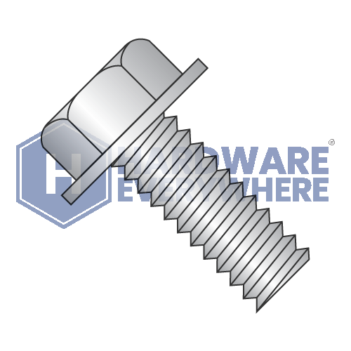 5/16-18 x 1/2 MACHINE SCREWS / Unslotted / Hex Head / 18-8 Stainless / Plain
