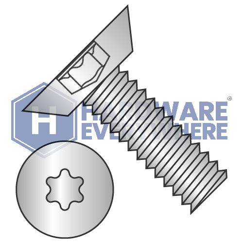 2-56 x 1/4 MACHINE SCREWS / Torx / Flat Head Undercut / 18-8 Stainless / Plain
